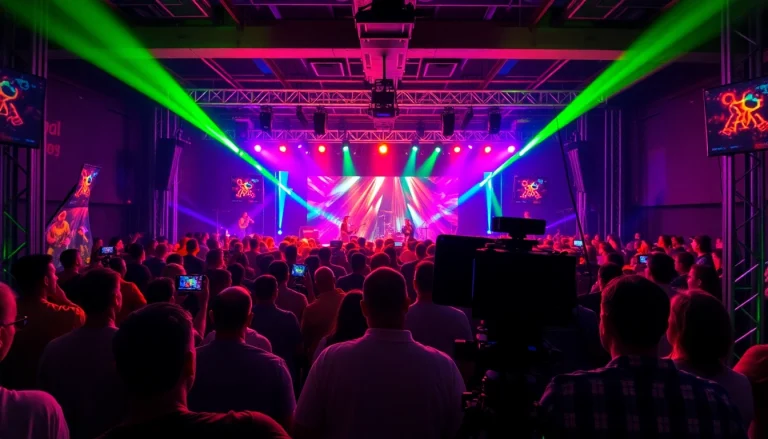 Engaged Live Stream Audience enjoying a lively online event with vibrant atmosphere.