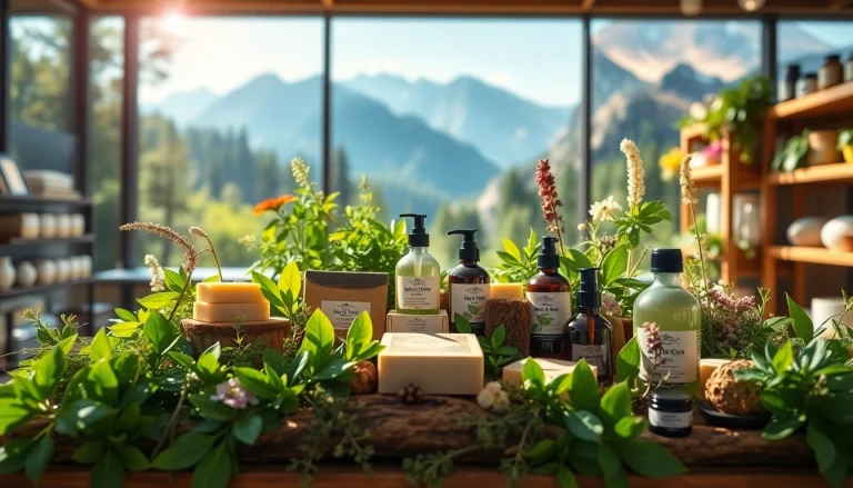 Shop natural and eco-friendly products on www.sudswild.com, featuring vibrant greenery and serene atmosphere.