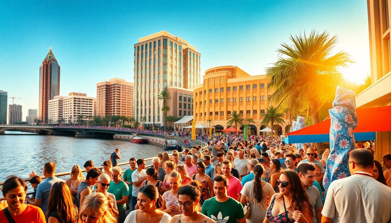 Experience exciting things to do in Tampa this weekend with a vibrant outdoor scene showcasing local events and festivities.