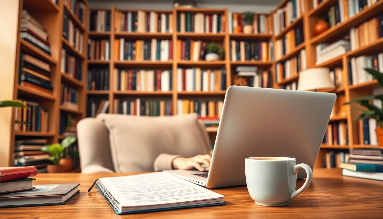 Engaged learner pursuing a buy distance learning masters degree at home, showcasing a modern educational environment.