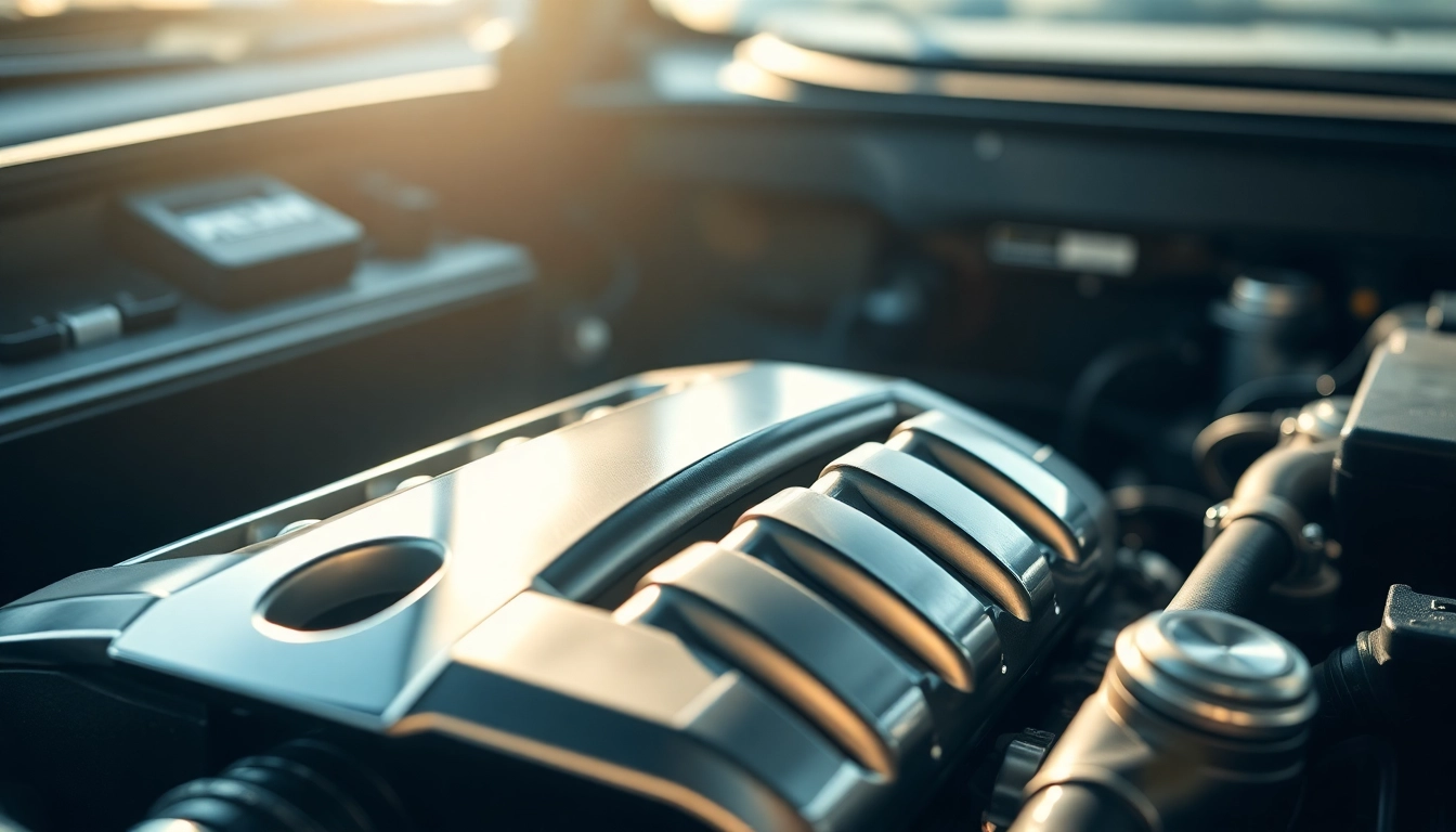 Highlighting the benefits of 5w20 oil synthetic in a pristine car engine setting with impressive details.