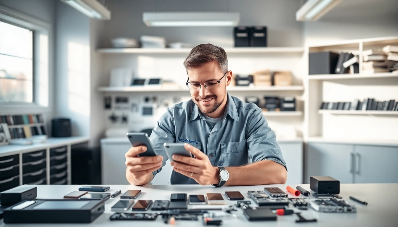 Riparazione iPhone torino: tecnico professionista all'opera in laboratorio di riparazione smartphone