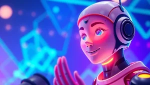 Engage with no filter AI through a vibrant chatbot interface illustrating dynamic interactions.