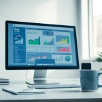 Enhance customer engagement with advanced Customer Retention Software displayed in a professional office.