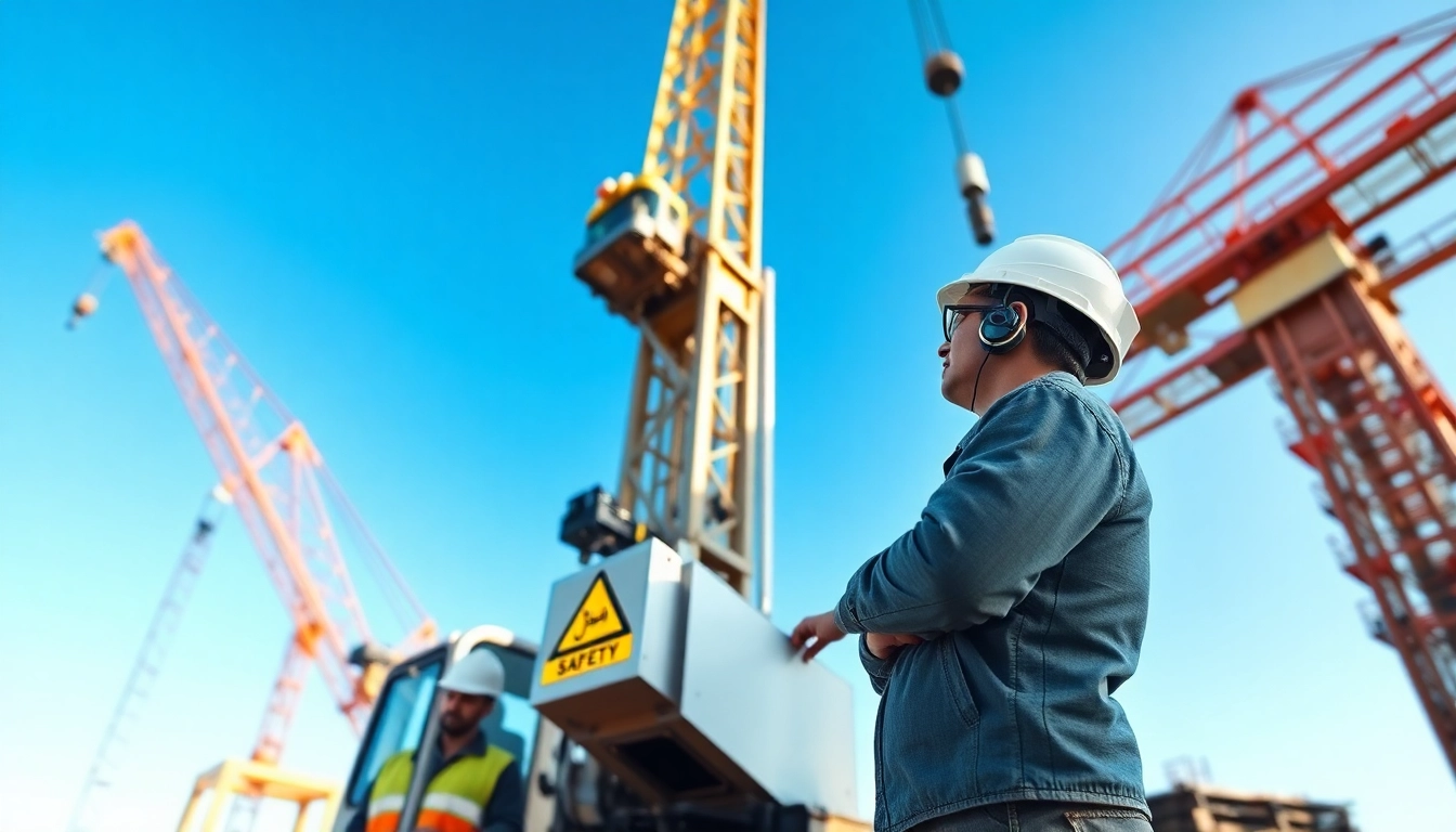 Enhance understanding of NVQ Level 4 Crane supervisor answers with focused crane supervision in action.