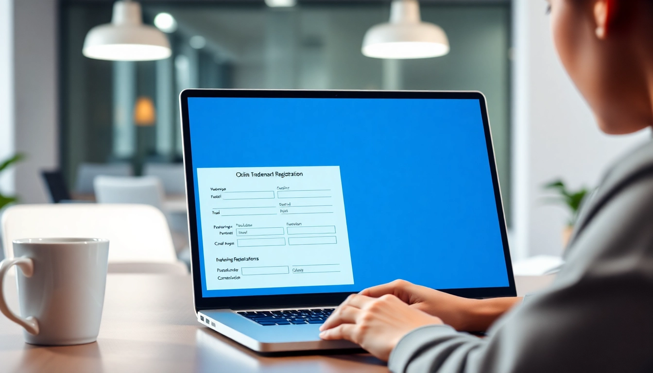 Engage with the online trademark registration platform for seamless trademark applications.