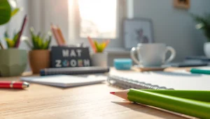 Create with an easy grip pencil designed for comfort and precision in a cozy workspace setting.