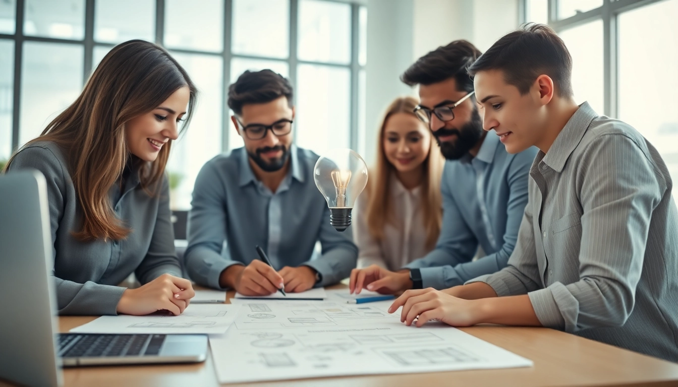 Webseite erstellen lassen von einem professionellen Team in einem modernen Büro