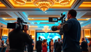 Capturing moments of Miami Corporate Event Videography Photography during a high-profile networking event.
