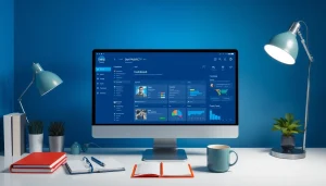 Optimize your workflow with innovative inbox productivity software displayed on a modern workspace.
