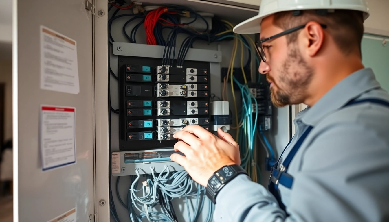 Inspecting an Electrical Panel Clearwater for safety and reliability in a residential setting.