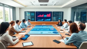 Engage in competitive intelligence analysis during a professional business strategy meeting.