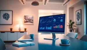 Analyze text with an efficient ai detector on a modern computer screen in a professional setting.