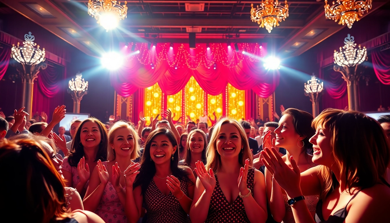 Experience the excitement of matinee vegas with lively performances and an enthusiastic audience.