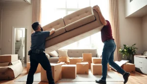 Movers calgary efficiently coordinating a modern residential move with professionalism.