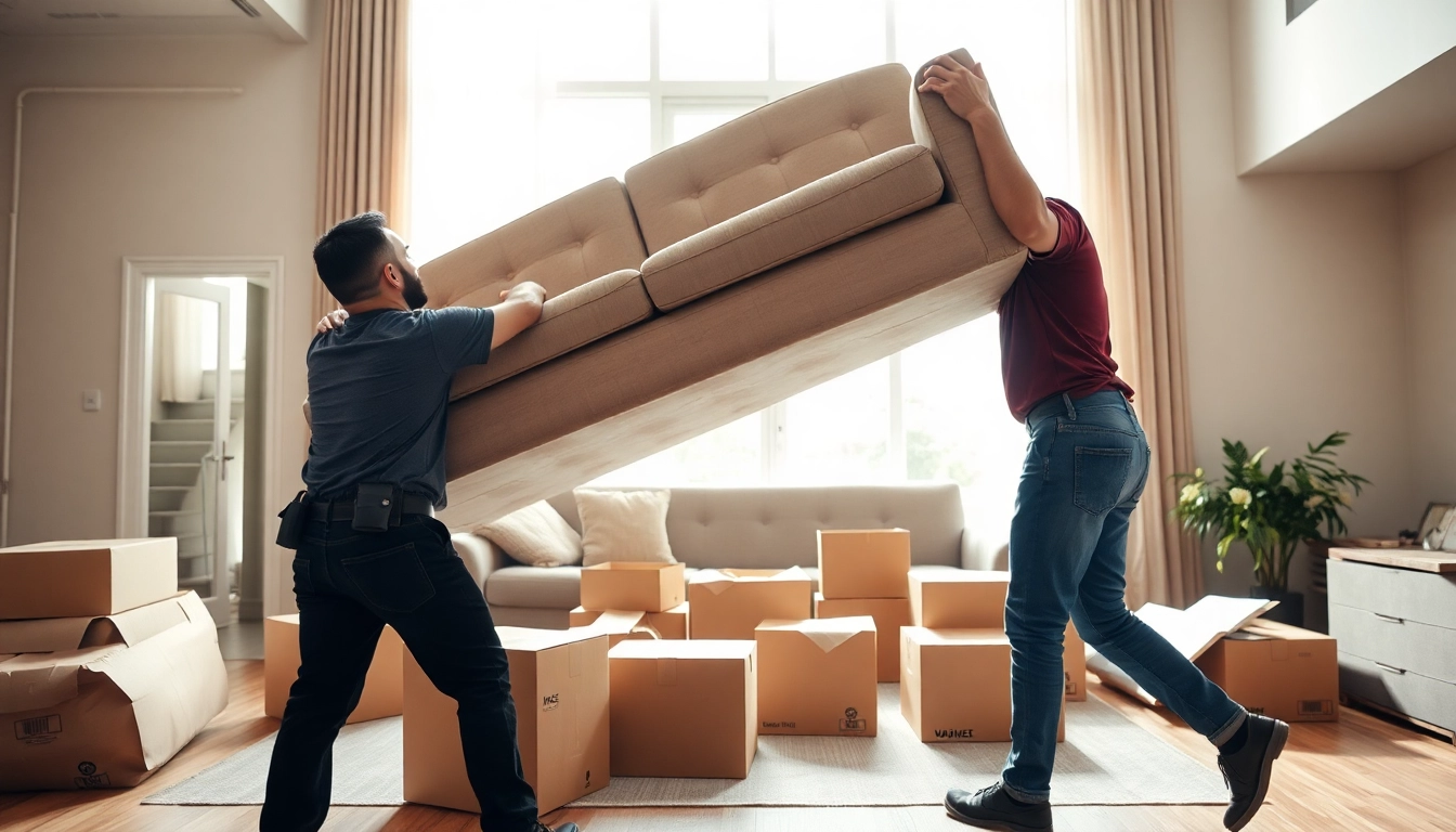 Movers calgary efficiently coordinating a modern residential move with professionalism.