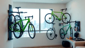 Maximize your space with innovative Urban bike storage solutions featuring sleek design and functionality.
