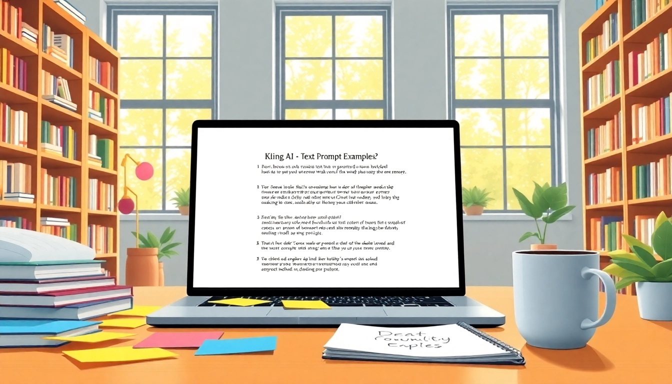 Designing innovative KlingAI Prompts in a modern workspace with vibrant visuals.